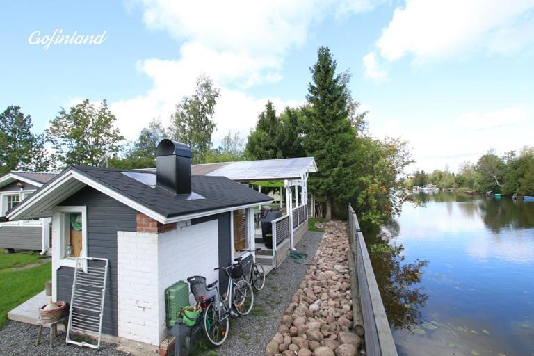 Villa Einola- Modern Rivercottage Björneborg Exteriör bild